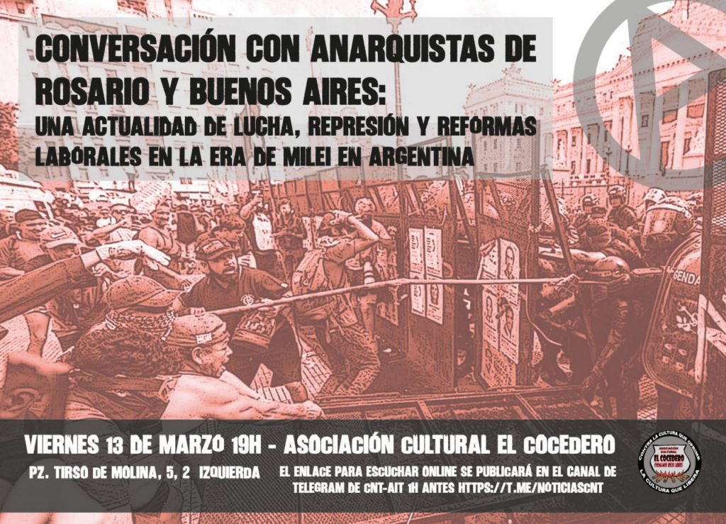 Conversación con anarquistas de la Región argentina