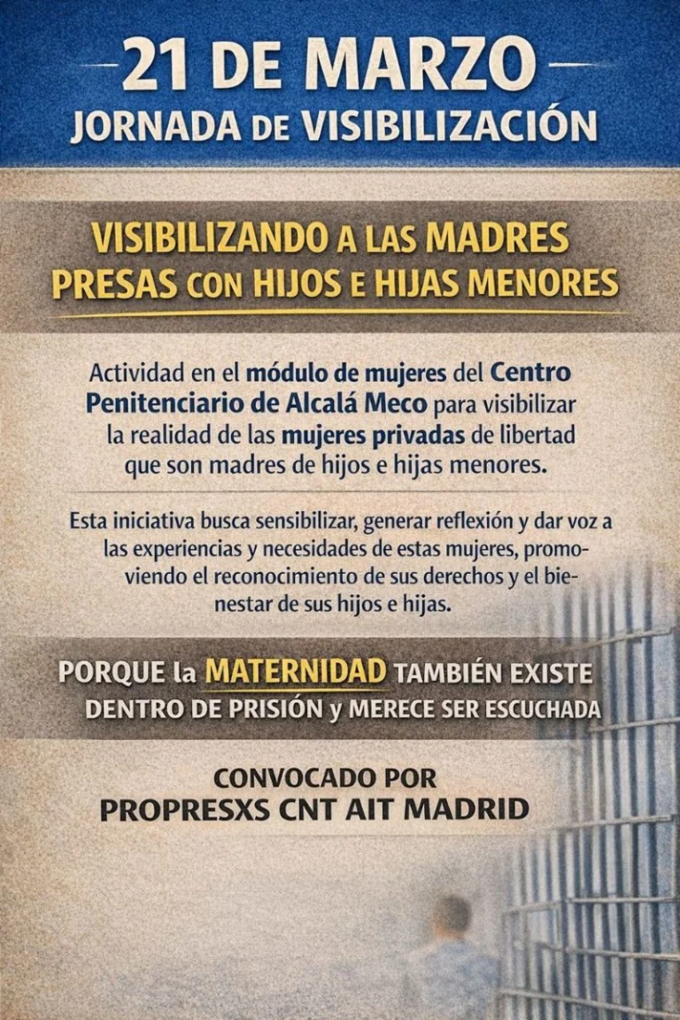 Visibilizando a las madres presas